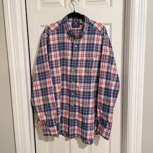 Men's Dorchester Plaid Slim Fit Tucker Long Sleeve Shirt